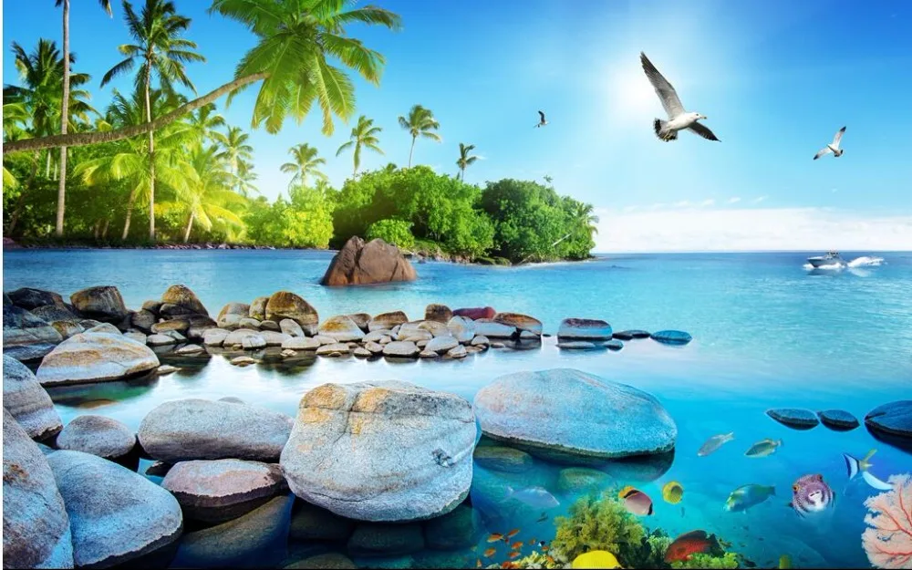 Us 15 07 46 Off Custom Mural Foto 3d Wallpaper Pemandangan Laut Pulau Tv Sofa Latar Belakang Dinding Lukisan 3d Mural Dinding Wallpaper Untuk Us 15 07 46 Off Custom Mural Foto 3d Wallpaper Pemandangan Laut Pulau Tv Sofa Latar Belakang Dinding Lukisan 3d Mural Dinding Wallpaper Untuk