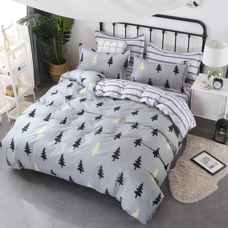 

Single Twin Full Double Queen Super King Big Size Quilt Duvet Cover 3/4 pcs Bedding Set Adult Kids Bed Linens 220x240 Bedspreads