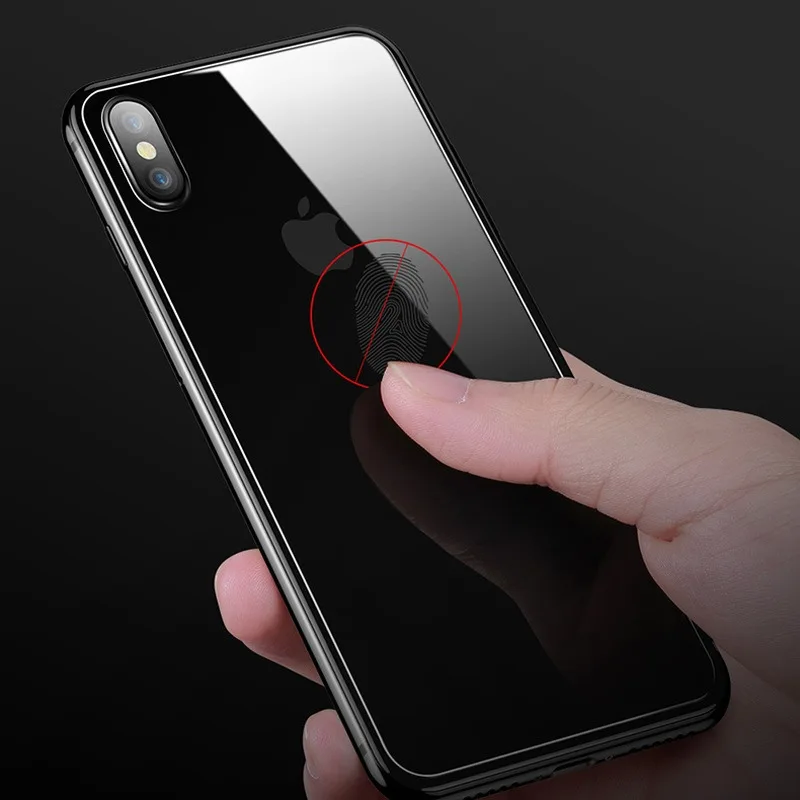 Ascromy For iPhone X Screen Protector Front and Back Tempered Glass Full Body Film Cover For iPhone X 10 iPhoneX Screenprotector (4)