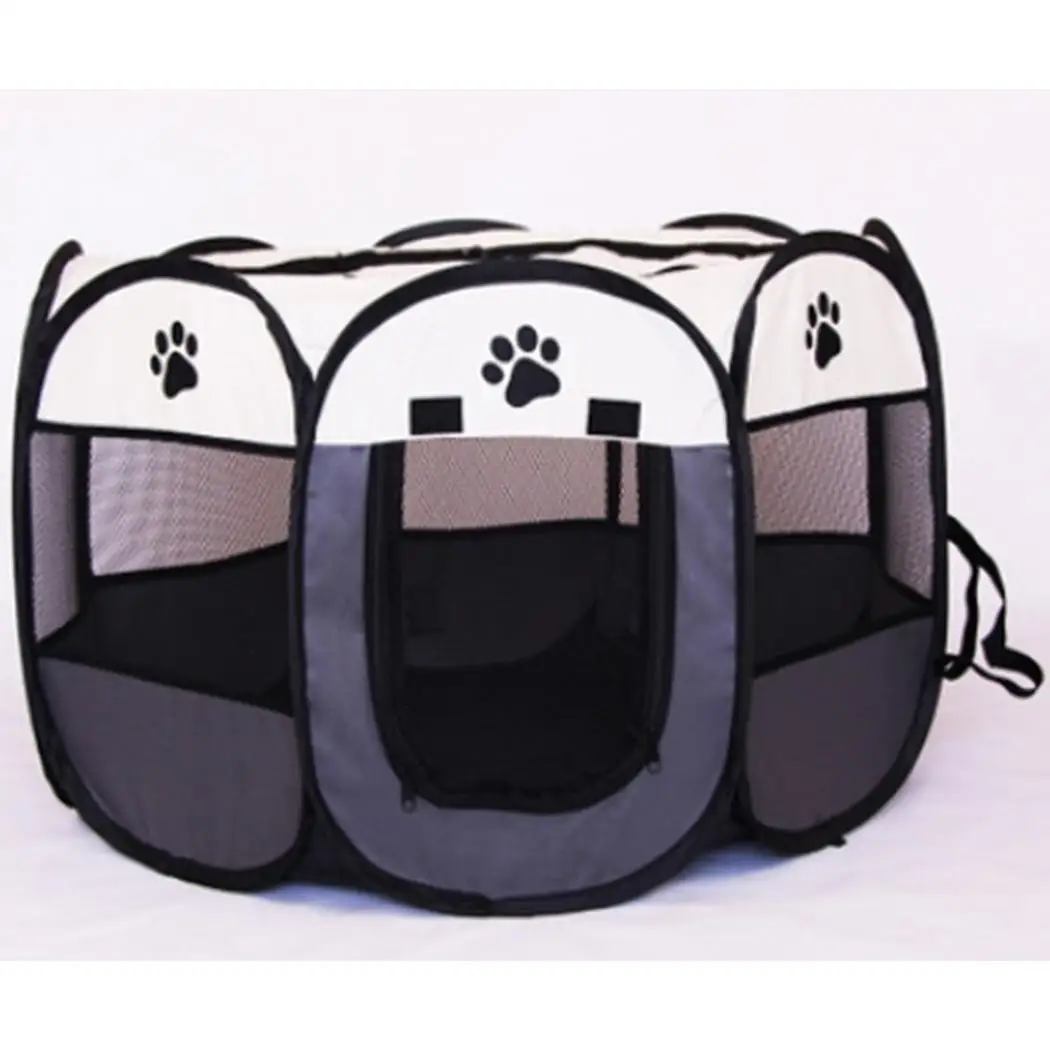 

Pet Tent Portable Detachable Playpen Dog Folding Home House Puppy Kennel Cat Cage