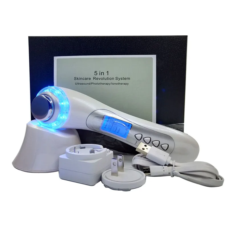 3mhz Ultrasound Galvanic Spa Ultrasonic 3 Color Photon Skin