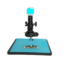 20MP 1080P микроскоп камера HDMI USB цифровая пайка microscopio 180X 300X c-крепление объектива регулируемое светодиодное освещение коврик для пайки