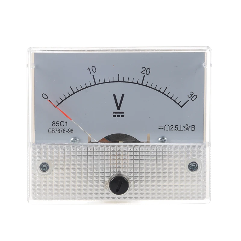 

Analogue 30V DC Voltage Needle Panel Meter Voltmeter