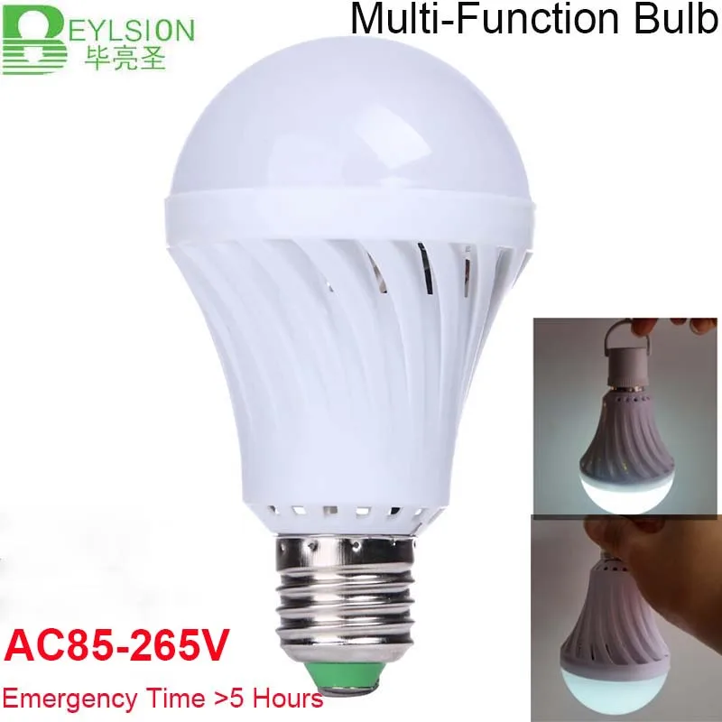 

BEYLSION AC85-265V E27 12W LED Smart Emergency Light Led Bulb Rechargeable Battery Lighting Lamp Intelligent Magical Bombillas