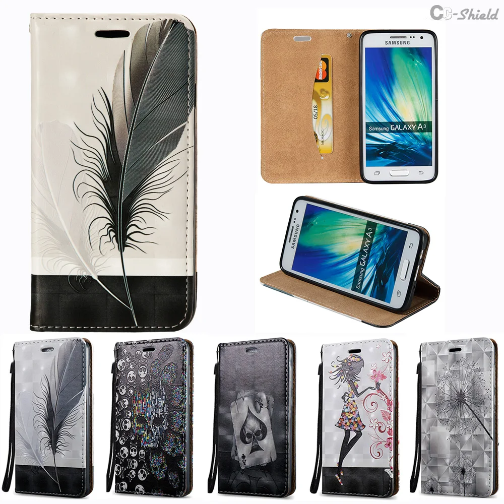 

Flip Case for Samsung Galaxy A3 2015 A300 A300F A300FU A300H/DS Leather Cover for Samsung A 3 300 SM-A300H/DS SM-A300F SM-A300FU