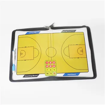 

Folding Basketball Coaching Board Magnetic Coach book set with Pen Clipboard Teaching tactics plate zipper equimpment