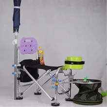 Многофункциональный Открытый Портативный складной рыболовный табурет алюминиевый складной стул