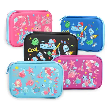 

fish pencil case PU leather pencilcase EVA school supplies Kawaii pen case pencil box estuche escolar trousse scolaire stylo