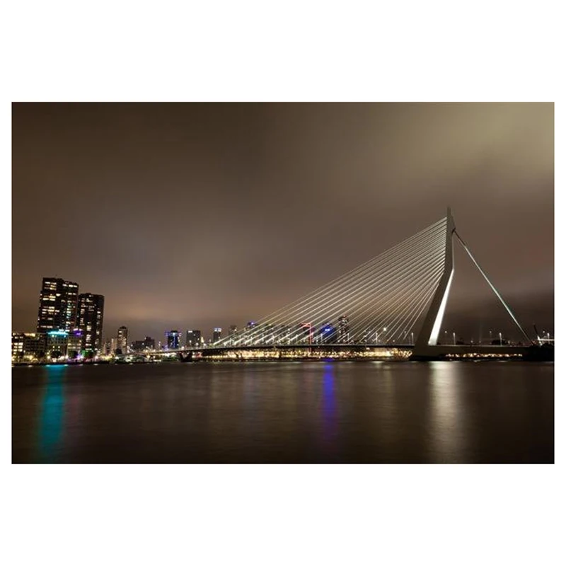 

Netherlands 5d Diy Diamond Embroidery Rotterdam Skyline Diamond Painting Cross Stitch Full Square Drill Rhinestone Mosaic Decor