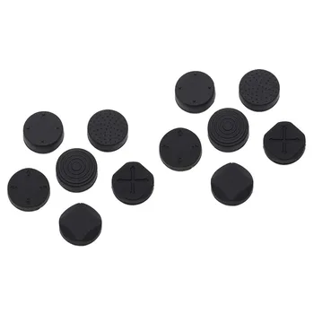

12pcs Silicone Analog Thumb Stick Thumbstick Grips Cap Black Covers for PSV 1000 2000 PS Vita 2000 1000 PSV2000 PSV1000