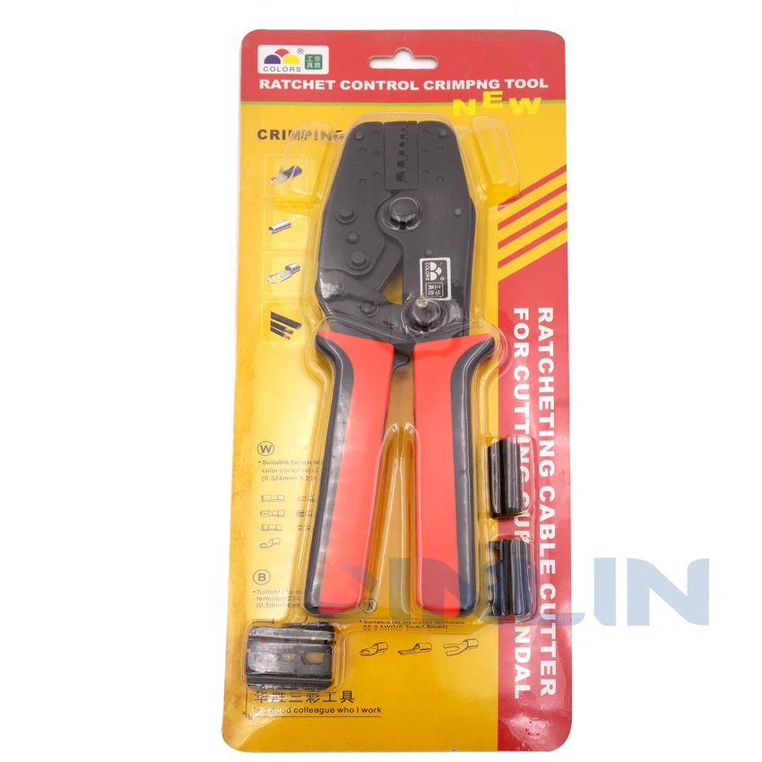 LAS-005 Multi function Crimp Of Energy Saving Crimping Pliers Two sets of dies at both side for using and storing easily crimper