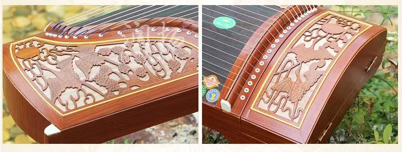 Китайский guzheng скрипка профессиональные музыкальные инструменты Zither копания инкрустация начинающих исследование 13 видов узора