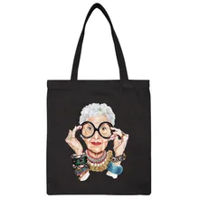 Женская сумка-шоппер, Мужская модная сумка с принтом, экологический многоразовый складной мешок для рук, Холщовая Сумка