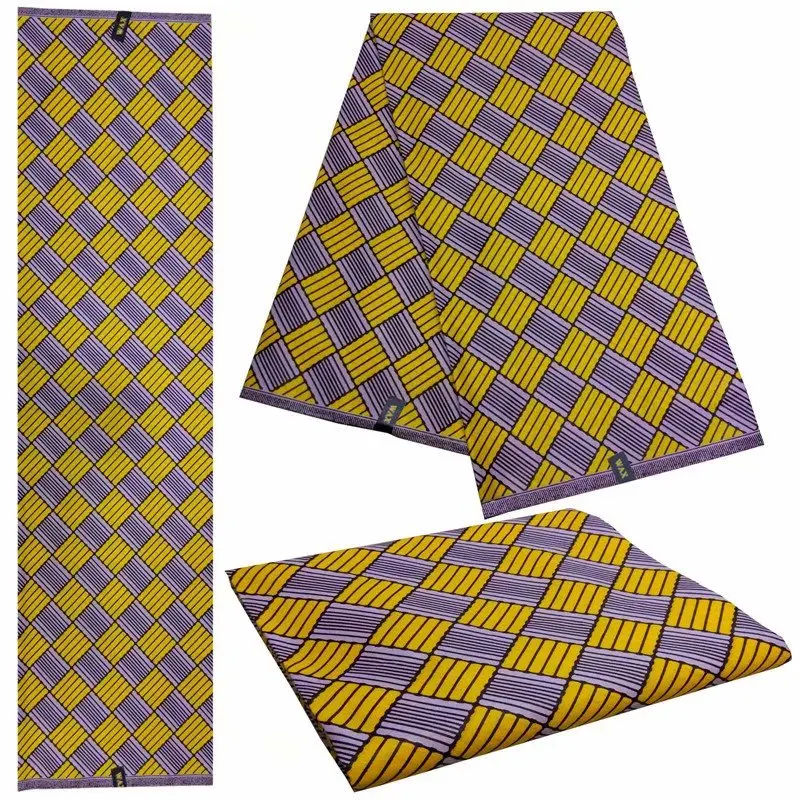 

2019 latest african 100% cotton Ankara java wax print fabric/african veritable block java wax printed fabric for dress!DF-4218