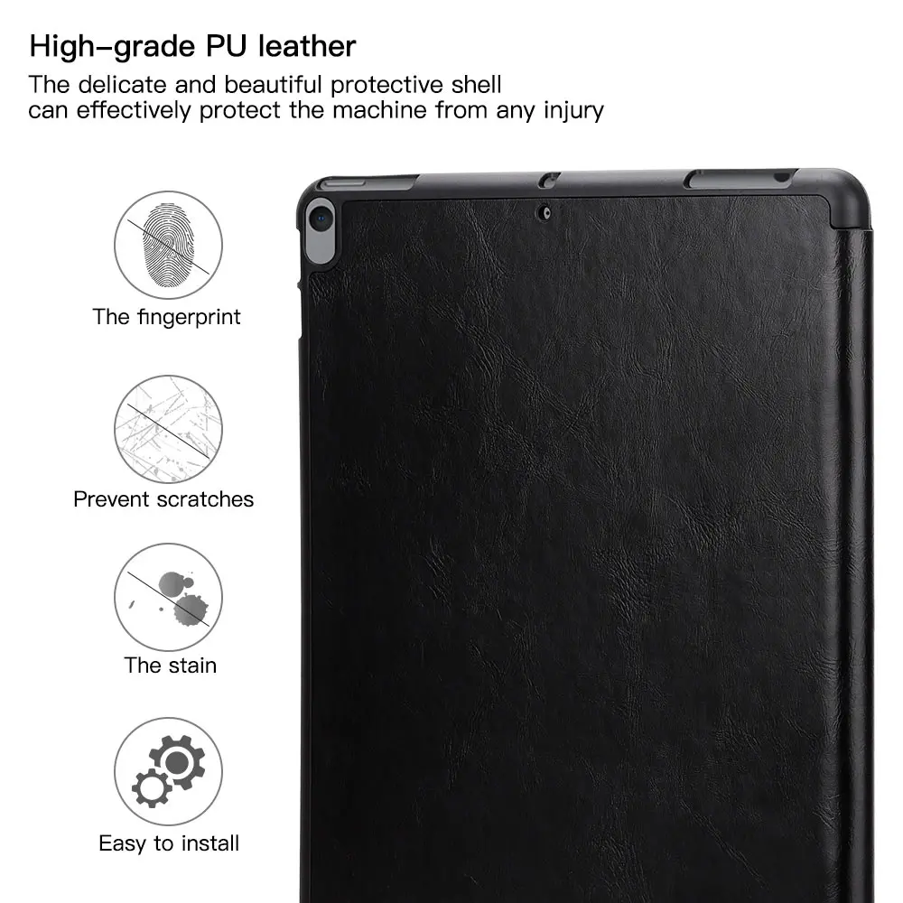 Чехол для iPad Air 10,5, ультра тонкий умный чехол с карандашом, Автоматический Режим сна/пробуждения для iPad Air 3