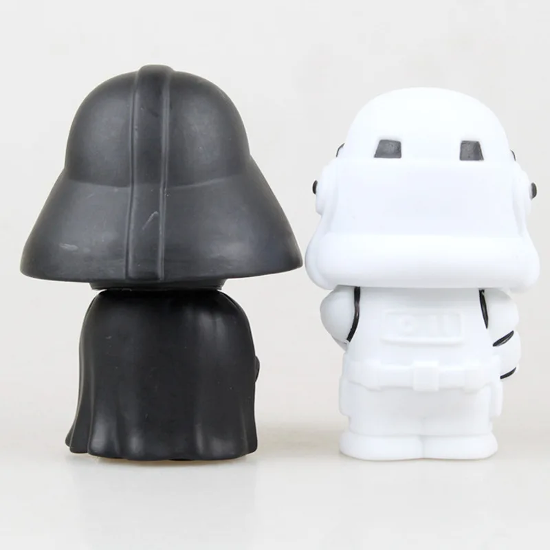 Disney Star Wars Yoda Darth Vader Action Figure Doll Toys The Force Awakens Jedi Master Yoda Anime Figures Lightsaber