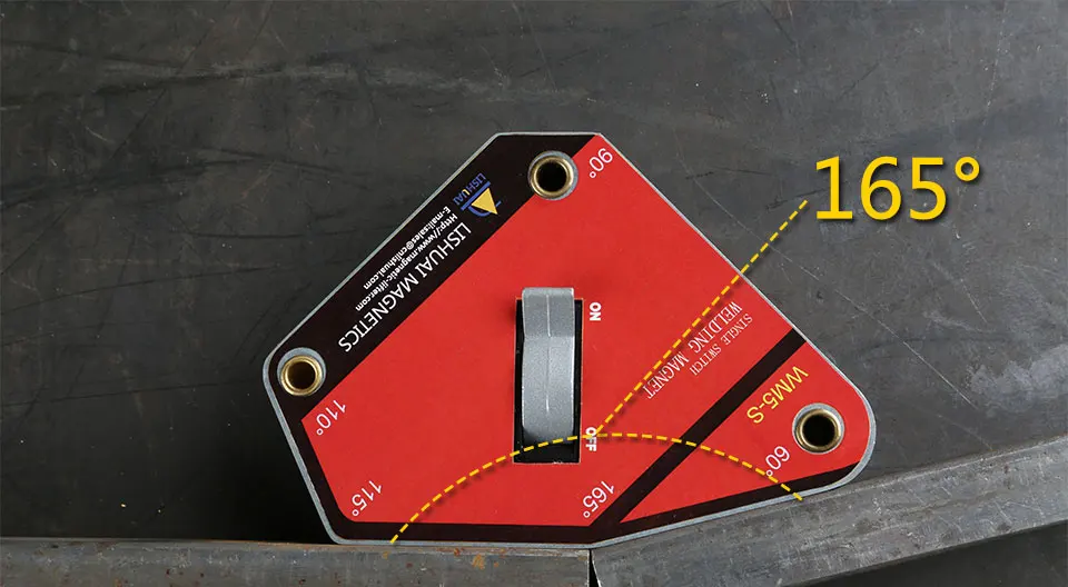 LISHUAI одиночный переключатель мульти-угол Магнитный сварочный держатель/сильный вкл/выкл неодимовый магнит сварочный зажим WM5-S