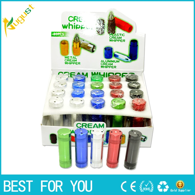 

40pcs/lot New cream whipper wholesale whipper Aluminum cracker Aluminum Alloy Cream Whipper