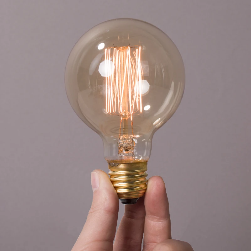 Марочные шарики edison лампа E27 220V 40W подвесной светильник в стиле ретро G125 T45 T30 G80