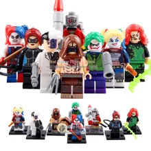 DR. TONG 80 шт./лот Супер Герои Дэдшот Женщина-кошка пугало Джокер Харли Квинн строительные блоки детский подарок кирпичи игрушки X0113