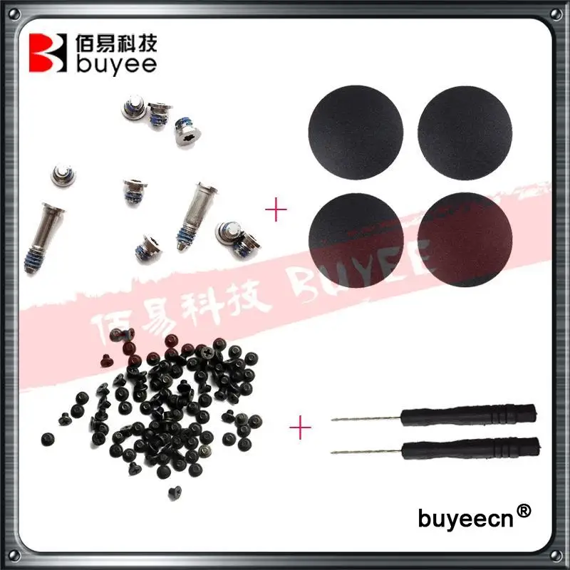 

Original New For Macbook Air A1370 A1465 A1369 A1466 11" 13" Rubber Feet + Bottom Case Cover Keyboard Screws Set + Repair Tools