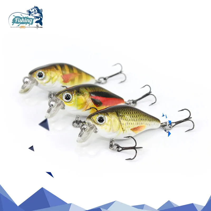 

1 PCS Crankbait Fishing Lure Artificial Hard Mini Lure 40mm 4g Minnow Crank Bait Fishing Wobblers Topwater Minnow W1