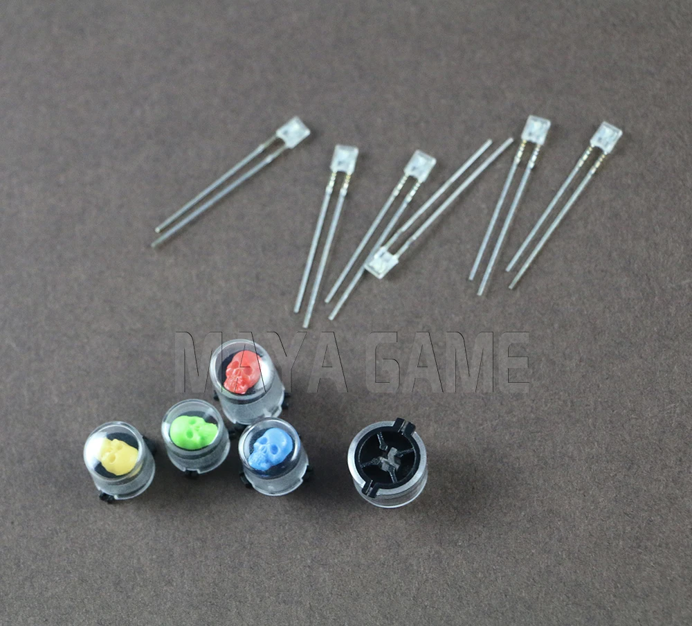 

Newest Skull Ghost ABXY LED Light Up Buttons Joystick for Xbox One Controller