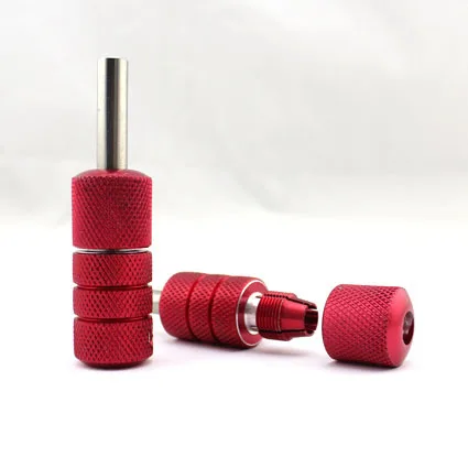 

NEW 22mm Knurled Twist Self-Lock Aluminum Alloy Grips For Tattoo Machine Gun Red Free Shipping