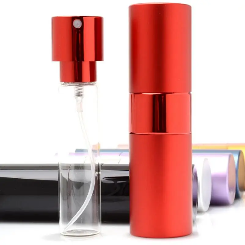 15 ml 빈 알루미늄 텔레스코픽 확장 가능한 로타리 향수 스프레이 병 여행 리필 형 분무기 화장품 용기 lx1312