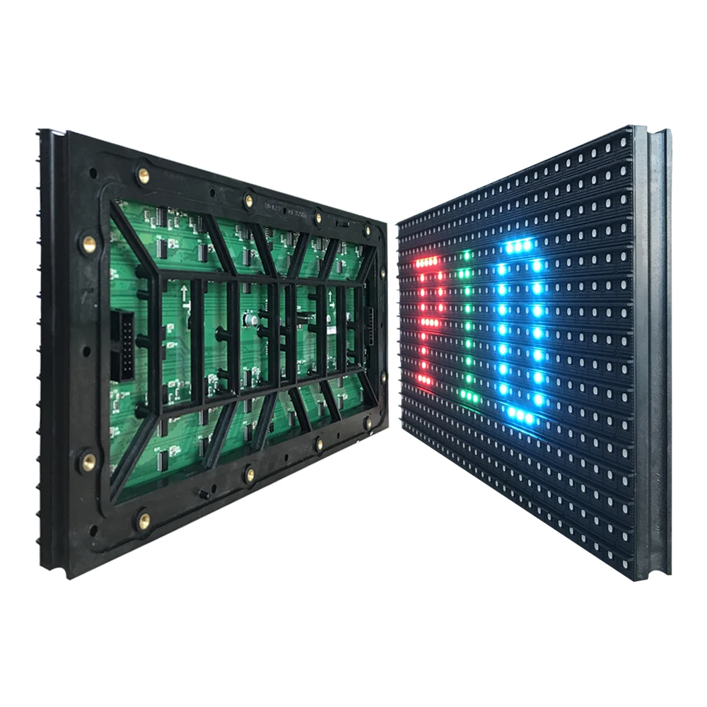 СВЕТОДИОДНЫЙ полноцветный RGB дисплей P10 SMD 3 в 1 светодиодный уличный экран 320*160 мм
