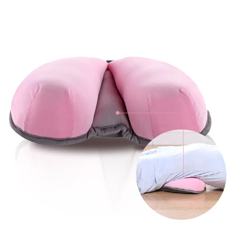 Memory Foam Waist Cushion yoga Lumbar Pillow comfort Travel Pillow for office,Car, Airplane