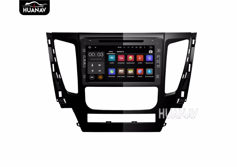 Cheap Quad Core Touch Screen Car DVD GPS Navigation Head Unit Android7.1 Car DVD player GPS navigation for MITSUBISHI PAJERO 2016 2017 2