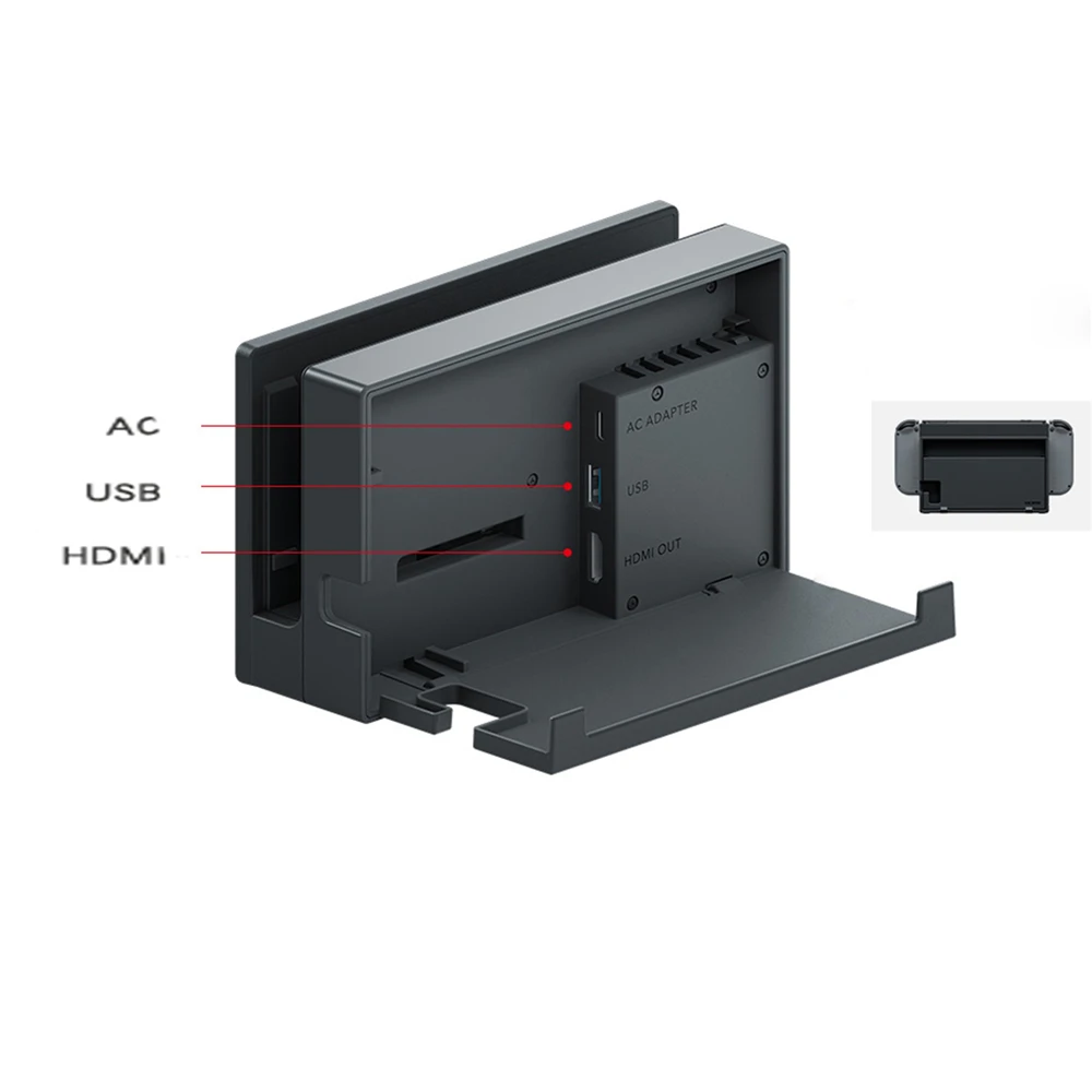 Оригинальная зарядная док станция HDMI для Nintendo Switch сменная Switch|Подставки и