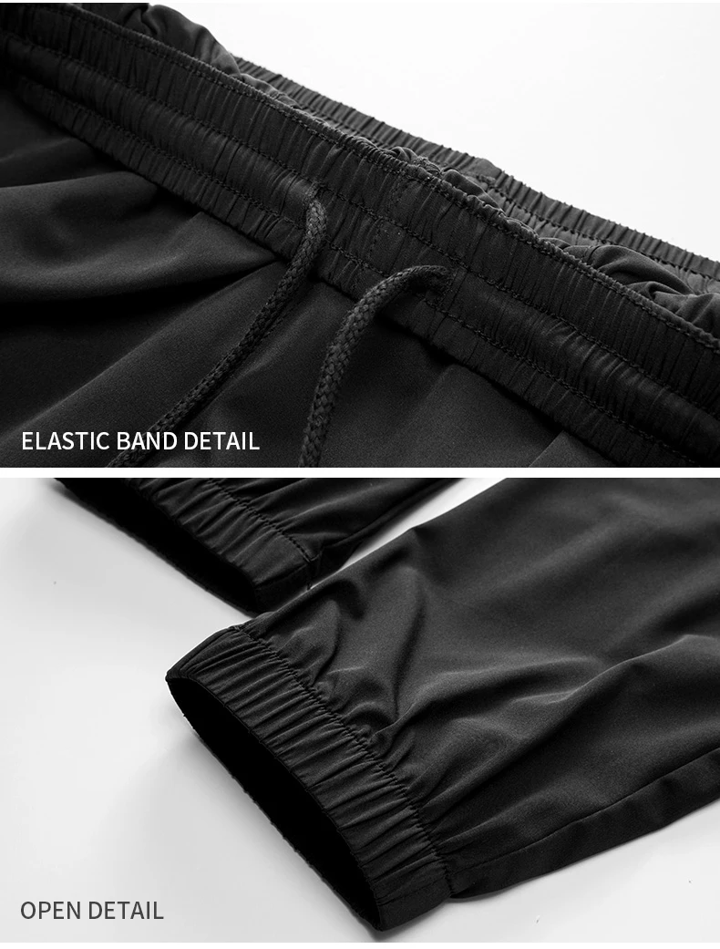 Брендовые мужские брюки дизайн повседневные Hombres Pantalones тонкие брюки мужские брюки модный галстук Беговые брюки человек SAIQI 159266
