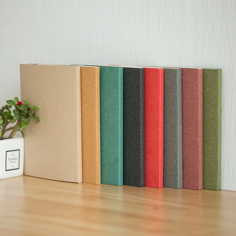 BLINGIRD simple color paper cover 5mm mesh notebook UI font design coordinates book bare diary stationery cahier note