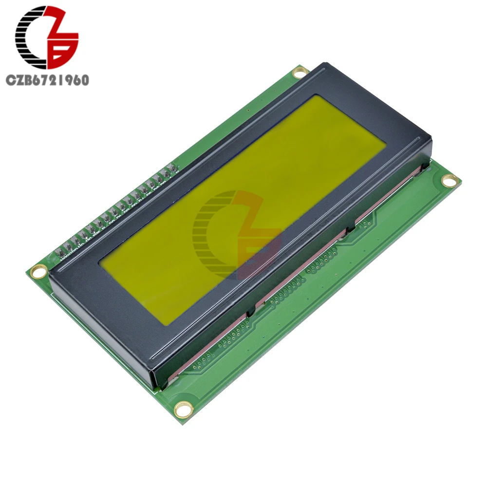 5 V 2004 I2C IIC TWI последовательный интерфейс SPI 20X4 символьный светодиодный дисплей модуль Синий Желтый Подсветка