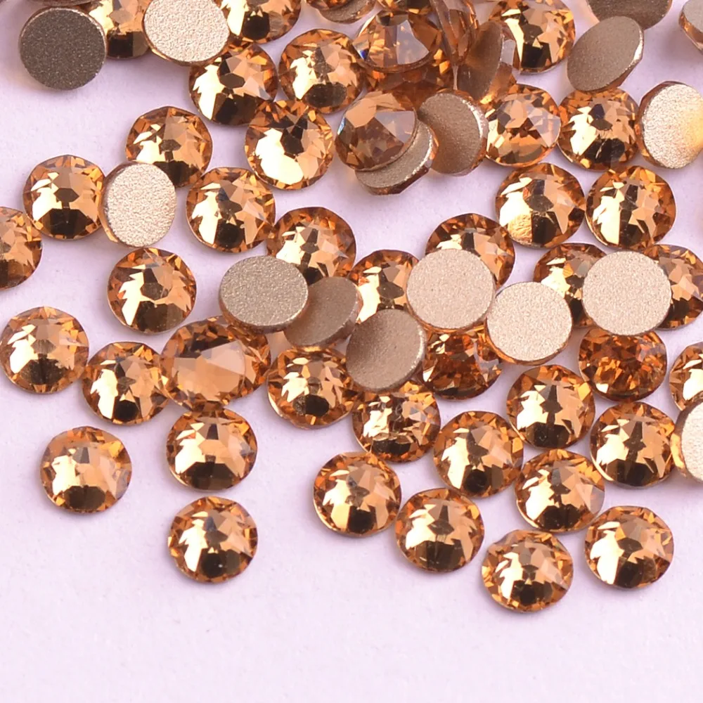 2088 non hotfix rhinestone light colorado topaz (7)