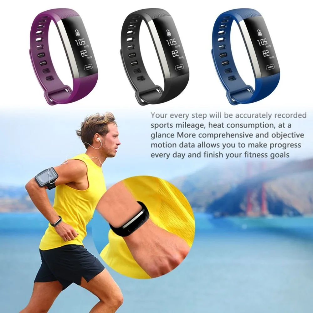 

M2P Smart Band Dynamic Heart Rate Blood Pressure Oxygen Oximeter Sports Bracelet Fitness Watch Smartband For iOS For Android