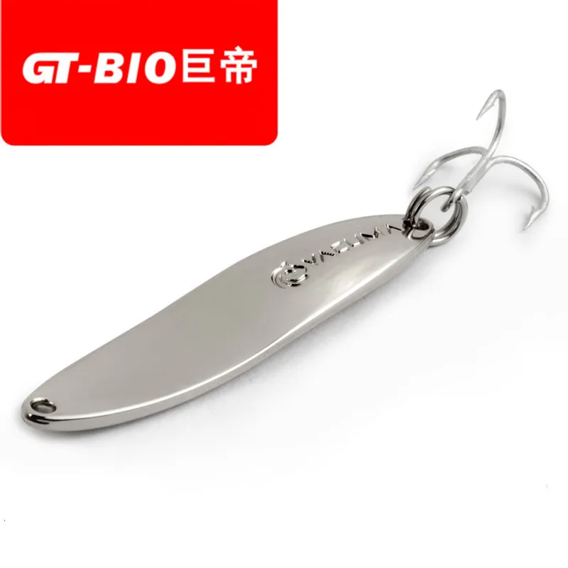 GT BIO YACUMA 10 г 15 металлическая блесна приманка наживка Тройной крюк рыболовные