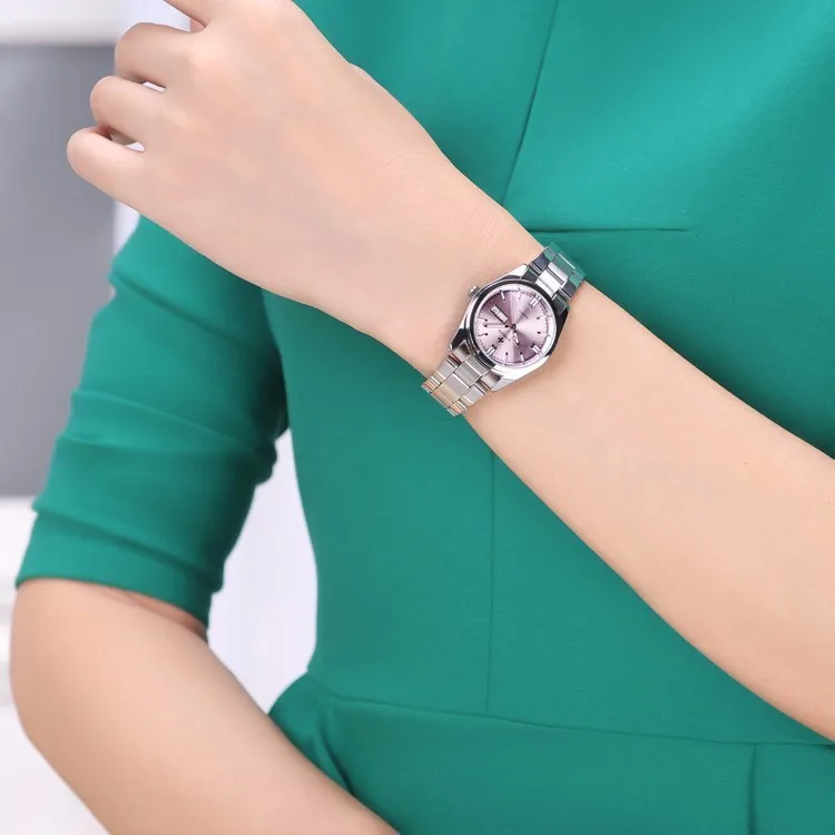 Hot Fashion Brand Relogio Feminino Date Day Clock Female Stainless Steel Watch Ladies Fashion Casual Watch Quartz Women Watches
