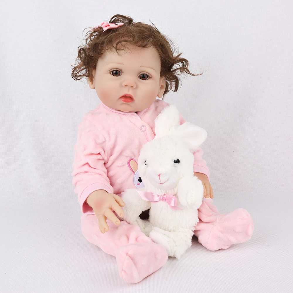 NPKDOLL Reborn Baby 18 дюймов Полностью виниловые реалистичные игрушки Bebe для детей детские поддельные детские развивающие ванны для детей Playmate Babe Boneca