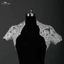 RSJ13 короткий рукав кружева свадебные аксессуары жакет болеро свадьба