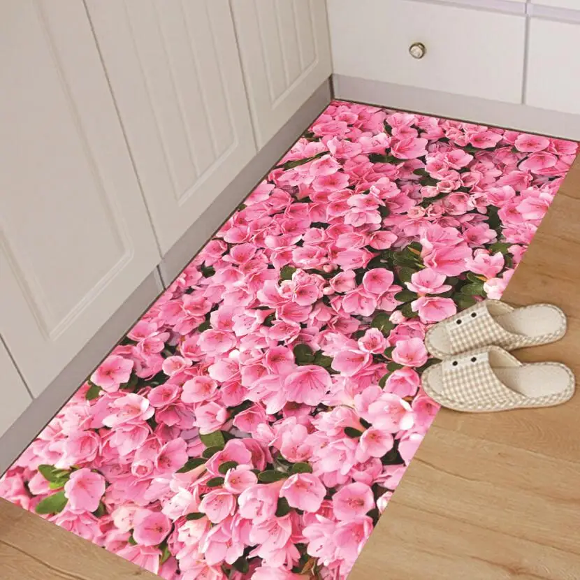 3d красивый розовый персиковый Фотофон искусственный пол Декор ПВХ