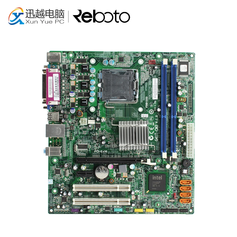 

For Foxconn G41T-CM3 Desktop Motherboard G41 Socket 775 i3 i5 i7 DDR3 8G SATA3 USB2.0 M-ATX