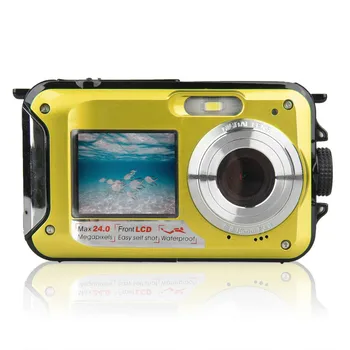 

Multifunctional Waterproof Digital Camera Portable 24MP MAX 1080P Dual Screen 16x Zoom Outdoor Colorful Waterproof Camcorder