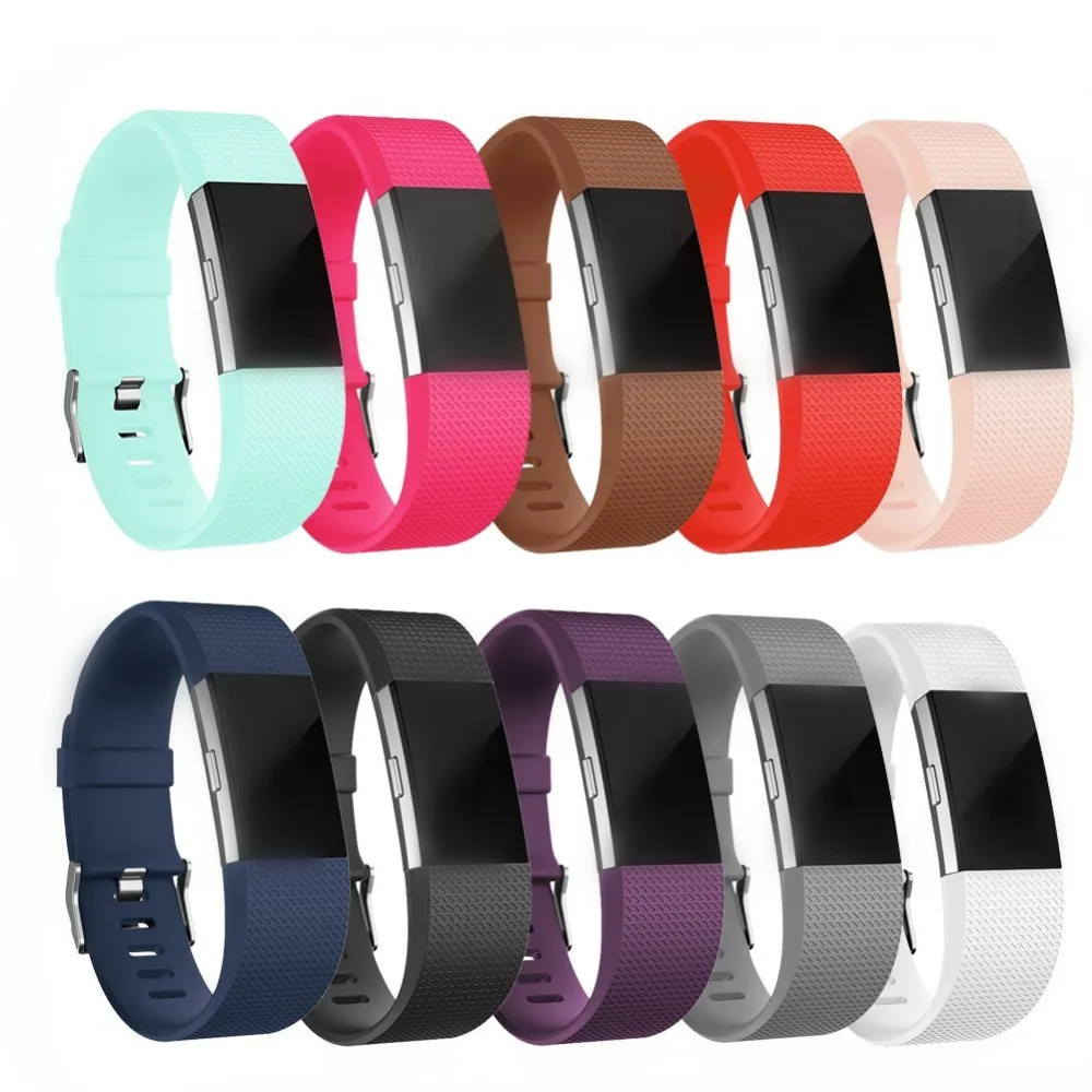 Спорт браслет для FitBit Charge 2 диапазона на замена силиконовый Браслет fitbit charge2