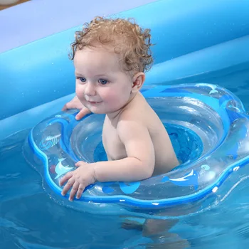 

Swim Circle for Kids New Double Handle Safety Baby Seat Float Swim Ring Inflatable Infant Kids Swimming Pool Rings Water Toys