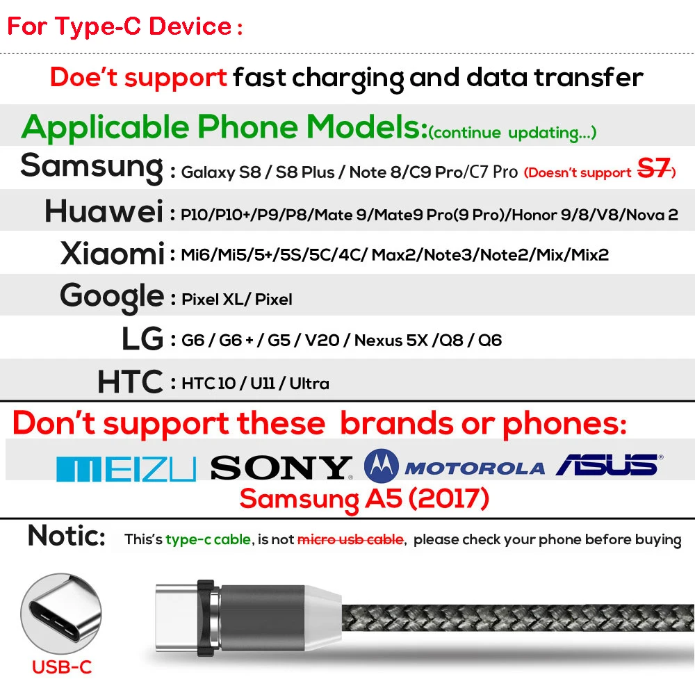 Магнитный USB кабель для быстрой зарядки iPhone 11 XR XS MAX X 8 7 6S Plus 1 м|Зарядные