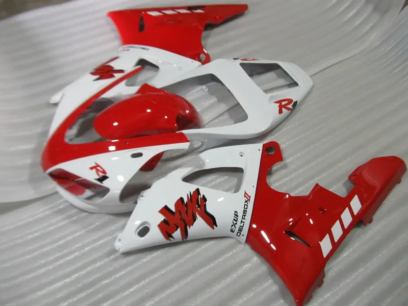 Набор обтекателей для мотоциклов на заказ красные белые Обтекатели YAMAHA YZFR1 98 99 YZF