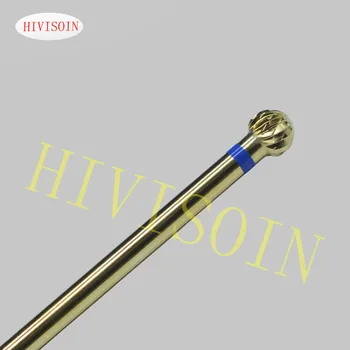 

Gold coating Cross Cut- 1pcs - Tungsten Carbide Dental Lab Burs - Standard- 0313.040